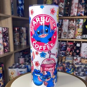 20oz Stitch and Starbucks Tumbler